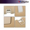 waltyotur Beige Sun Visor Passenger Side RH Lighted Mirror Replacement