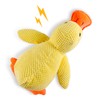 Squeaky Yellow Duck Dog Pet Plush Toys Chew Toys Durability