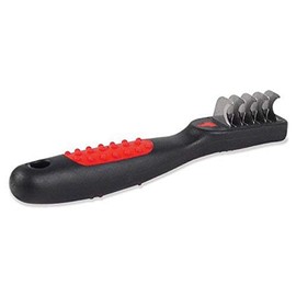 RYAN'S PET SUPPLIES Paw Brothers Coat Breaker, Dematting Hair Brush for Dogs, Dog Brush Comb for Shedding, Tiered Prongs Stainless Steel Teeth, Hair, Knots, Tangle, Mats Removal Tool for Dogs