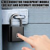 Fingerprint Lock, Smart Lock Waterproof, Lock with Fingerprint, Padlock Fingerprint,