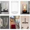 Clear Glass Cylinder Shade, 2 pack, Pendant Lights Shade Fixture