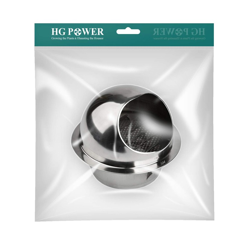 HG Power 304 Stainless Steel Air Vent Round Grille Ventilation