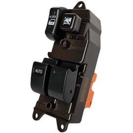 SWITCHDOCTOR Window Master Switch for 2004-2008 Toyota Solara 14 Pins (Pin Check Required, Coupe, Convertible, Orange Back ONLY, 84820-06052, 84820-06051)
