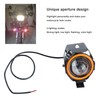 Motorcycle Headlight 4 Lighting Modes Aperture 12 to 60V Shockproof