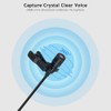 Paquete de 2 micrófonos Lavalier compatibles con DJI MIC 2,