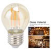 6Pcs Vintage LED Light Bulb Gold Glass Dimmable G45 E27