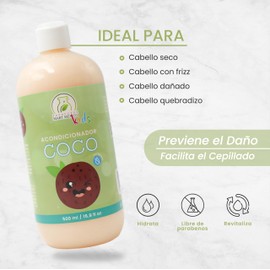 Acondicionador De Coco Kids Productos Mart Mexico 500 Ml