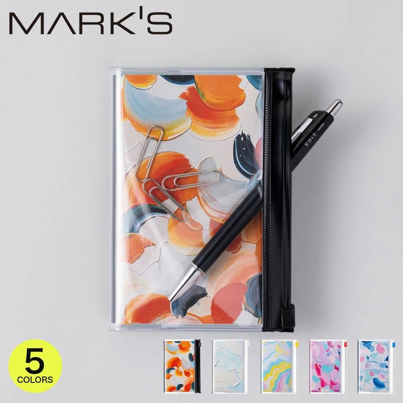 EDiT Marks A edi-nb27-a Small Square Notebook, B7, PVC Cover