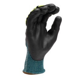 Walker's Men's A4 Impact & Cut Resistant Durable Flexible HPPE Shell Protective Utility Gloves with Foam Palm & TPR Bumpers, X-Large