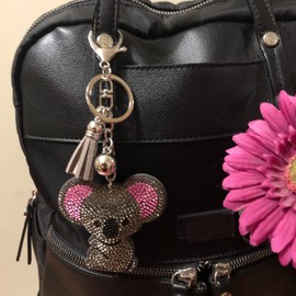 Popfizzy Koala Keychains for Girls and Women, Bling Backpack Keychain, Koala Accessories, Koala Gifts