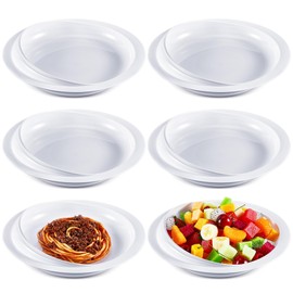 Hushee 6 Pcs Adaptive Utensils Spill Proof Scoop Plate 9.2" Adaptive Self Feeding Dinnerware with Suction Base for Elderly Disabled Handicapped Adults from Parkinson's Dementia Stroke