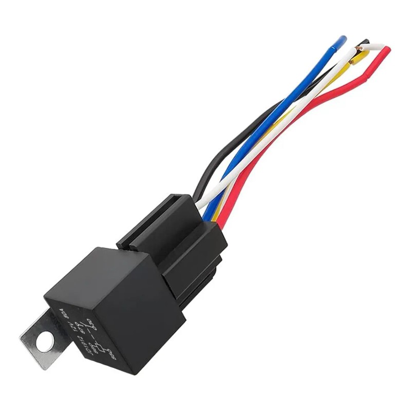 4 Patas Relevador Relay 12v 80a Auto Con Portarelay Soquet