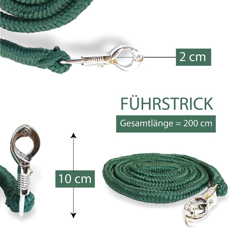 Lead rope with panic hook for horse in various stylish