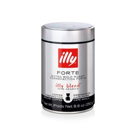 illy Coffee, Drip Ground, Extra Bold Roast, 100% Arabica Bean Bold Signature Italian Blend, Premium Gourmet Roast, Brewed, Drip, French Press, Pressurized Fresh 8.8 oz Tin (Pack of 6)