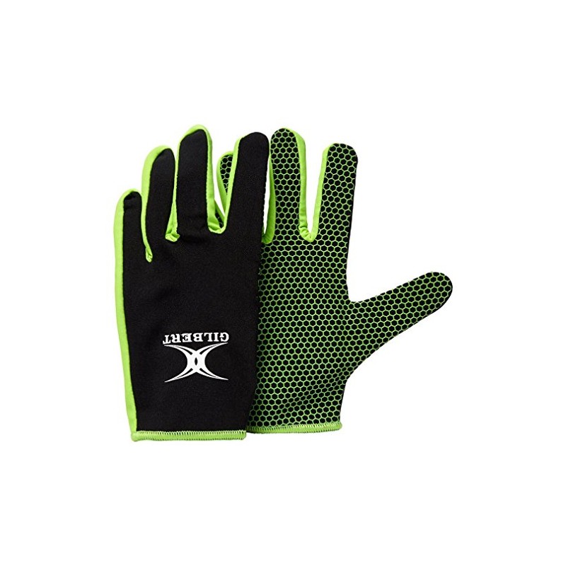 Gilbert Boy's Atomic Gloves - Black/Green, X-Small