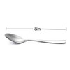 Eslite 12-Piece Large Stainless Steel Dinner Spoons,8 Inches