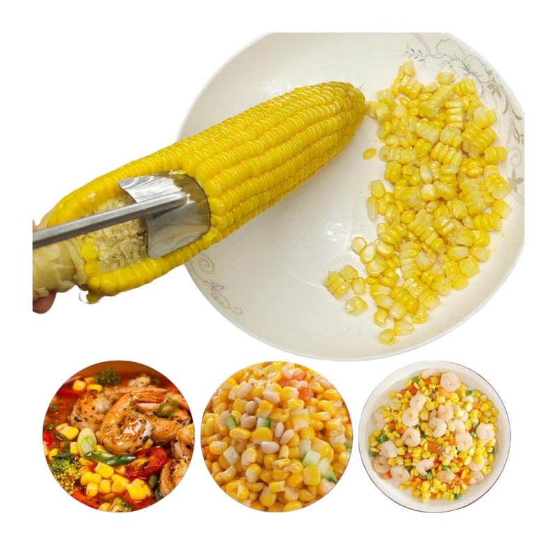 Corn Peeler, Corn on the Cob Remover, Fast and Safe,