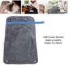 USB Heated Blanket with Temperature Control Mutipurpose Electric Heated Throw