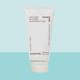 Innisfree Volcanic Cleansing Foam 150g x 2, BHA Blackhead Pore Exfoliation Fine Dust Low-irritation Face Cleanser Foam Cleanser / 이니스프리 화산송이 클렌징 폼 150g 2개 바하 bha 블랙헤드 모공 각질 미세먼지 저자극 세안제 폼클렌저