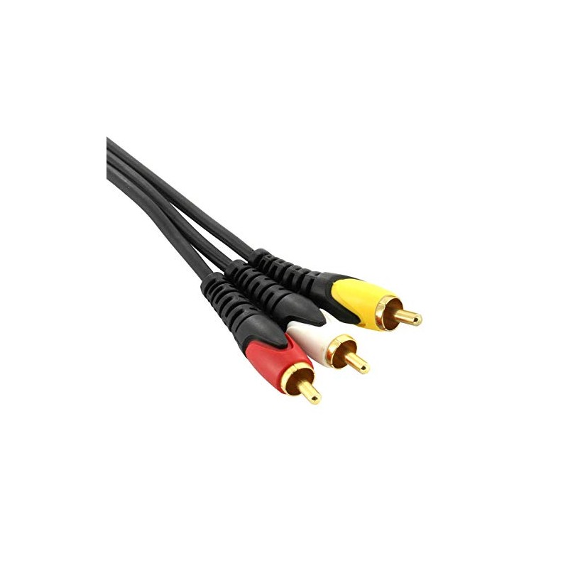 10m ISIX 3RCA Composite AV Audio Video Cable ITT1639UP