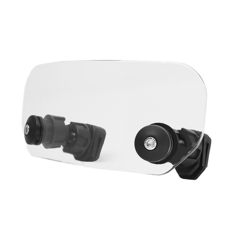 Motorcycle Windshield Extension Universal Adjustable Airflow Windscreen Extender Fits All