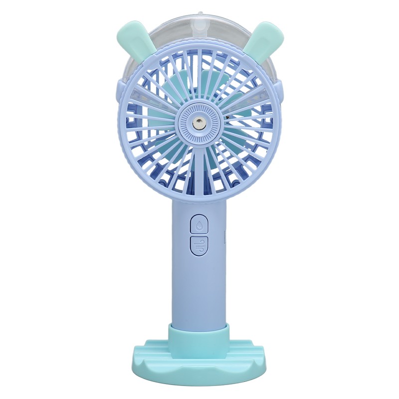 Handheld Fan Automatic Spraying USB Charging Humanized Grille Design Low