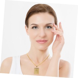 COLLBATH Fashionable Neck Chain Men Religious Necklace Stainless Steel Cross Pendant