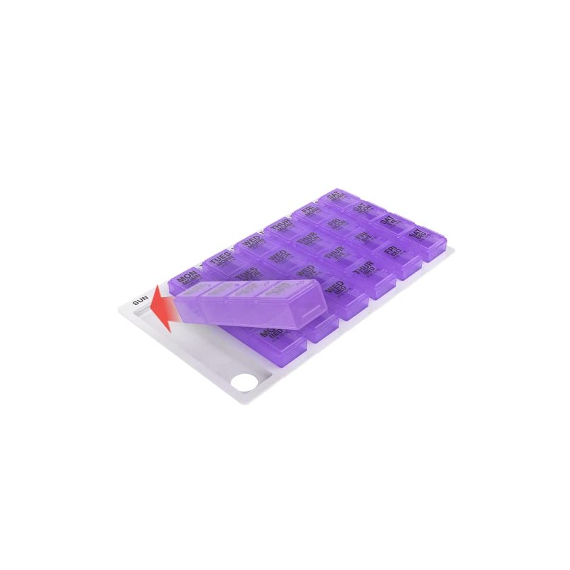 Apothecary Ezy Dose Pastillero Semanal 4 al Día mediano (surtido)