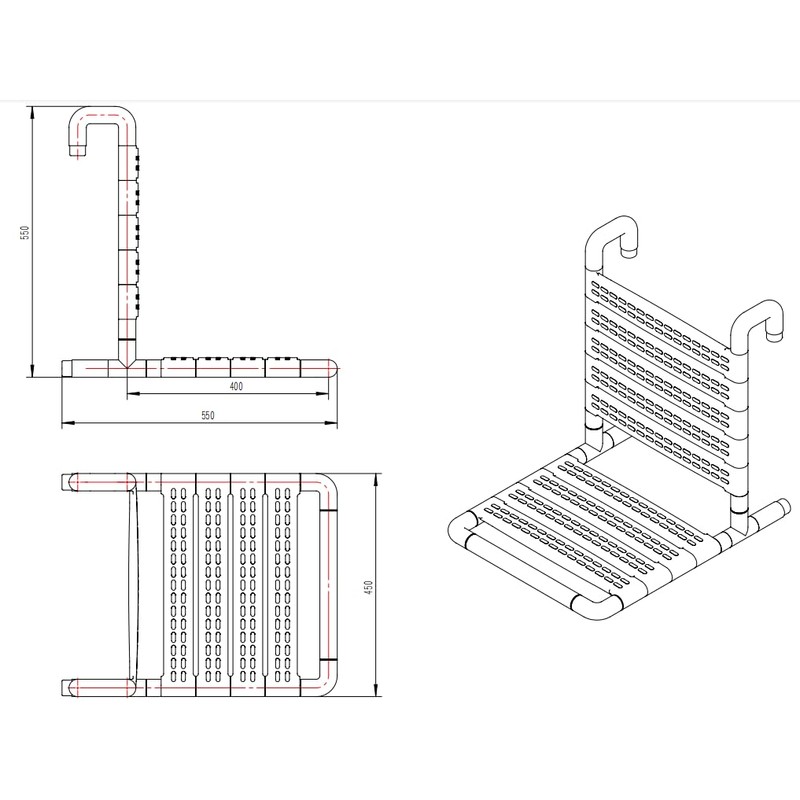 Swim Spa and Hot Tub Removable Seat