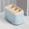 AIMALL Desktop Storage Box, Cartoon-Style Split Pen Holder, Multifunctional Stationery