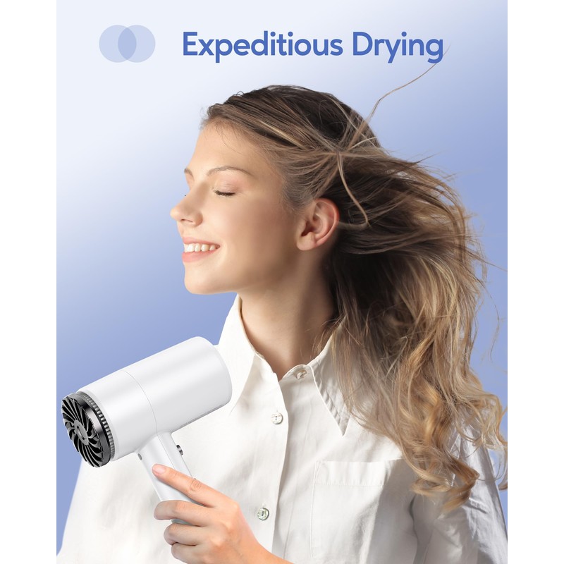 Wavytalk Hair Dryer with Diffuser 1875W Ionic Blow Dryer for