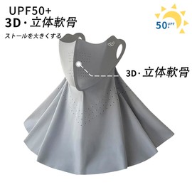 [SATPULOT] 日焼け防止フェイスカバー ヤケーヌスタンダード息苦しくない 繰り返し 洗える 日よけ UVカット ＵＶカット フェイスマスク ペイスリー 紫外線対策顏・耳・首の紫外線対策 スポーツマスク 1枚入り