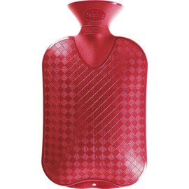 Fashy Hot Water Bottle Plain (Cranberry)