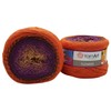 YarnArt Flowers 500g Bobbel Wool, Colour Gradient, 55% Cotton, Bobble