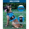 PETNANNY Tactical Service Dog Vest - No-Pull Emotional Support Harness