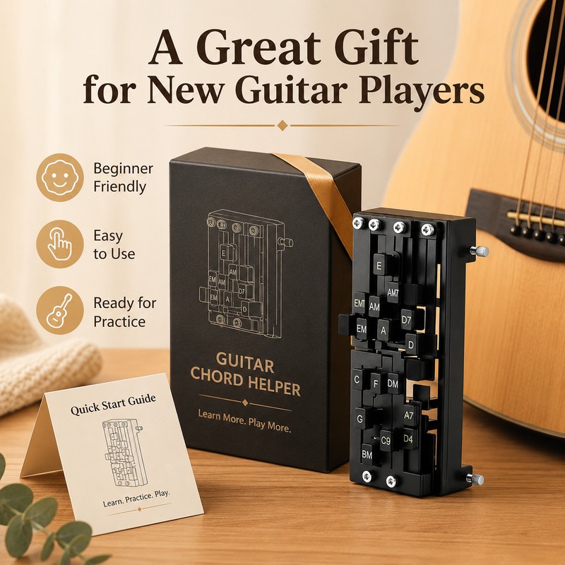 Guitar Chord Tool for Beginner Practice – One-Key Chord Helper