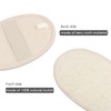 10-Pack Exfoliating Loofah Sponge Pads - Natural Luffa & Terry