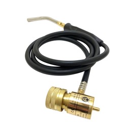 Appli Parts Single Burner Hand Torch with 5 ft Hose for Soldering, Brazing with Map or Propane Fuel Apht-3W