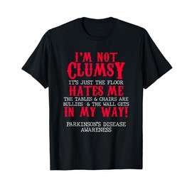 Parkinsons Disease Awareness Clumsy Warrior Survivor T-Shirt