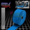 Blue Exhaust Pipe Insulation Thermal Heat Wrap 2" x 50'
