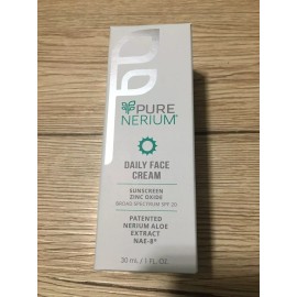 Pure Nerium Daily Face Cream Sunscreen Zinc Oxide Broad Spectrum SPF 20 EX8/2021