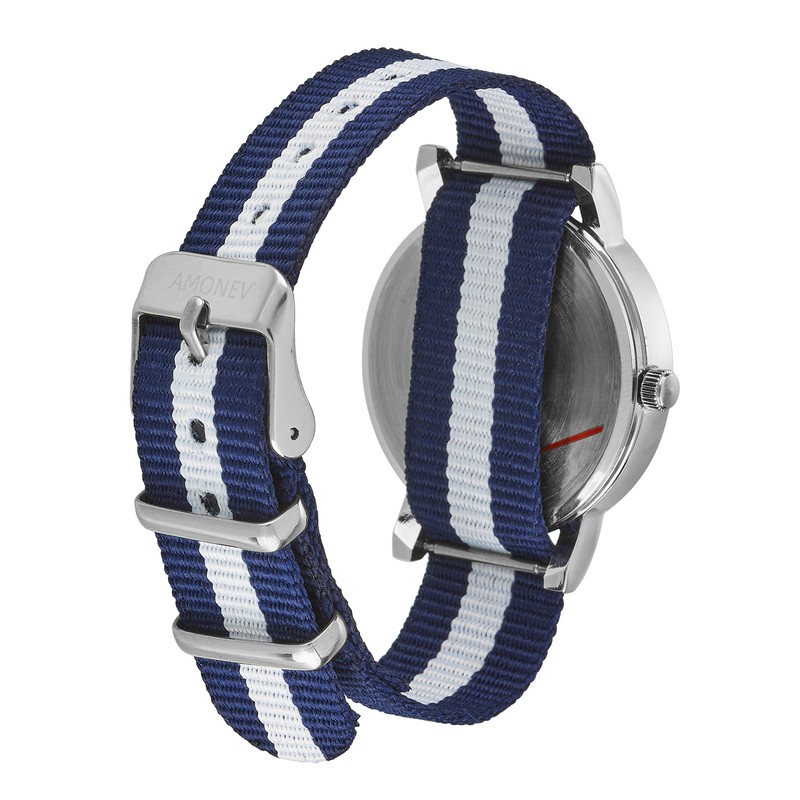 Amonev Time Teacher Watches (Blue & White)