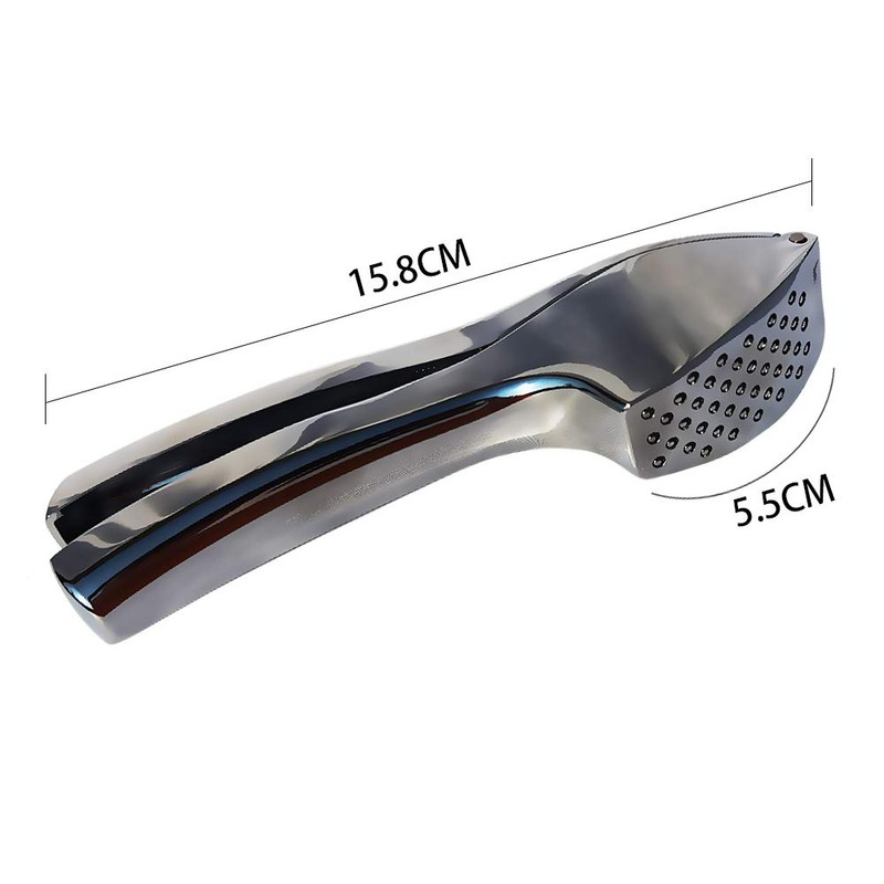 CENRONG Garlic Press, Stainless Steel Squeezer Chopper, Zinc Alloy, Rust-Proof,