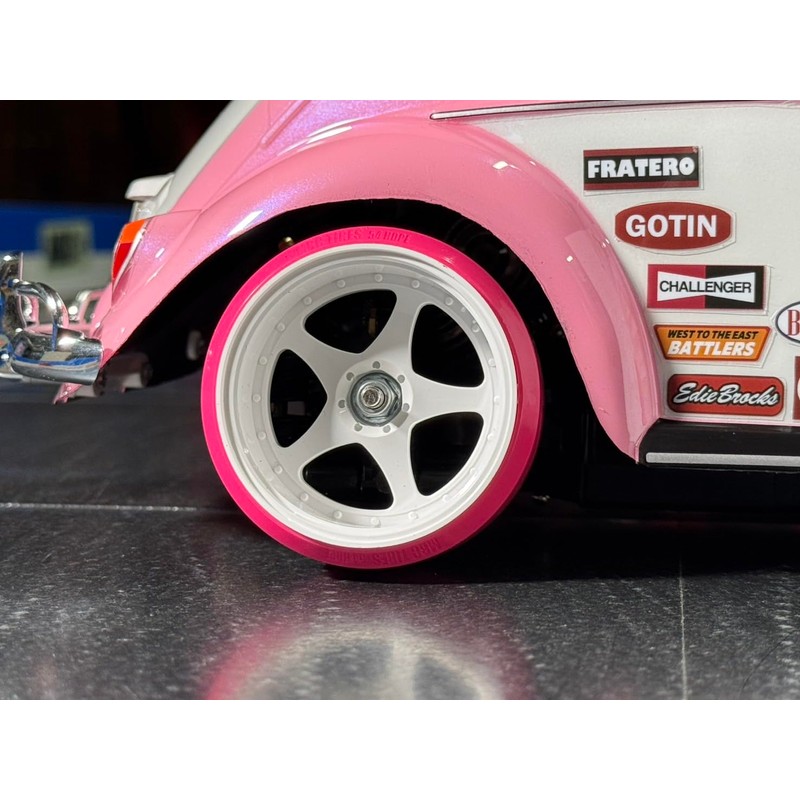 MRC Large Diameter Tires, Pink, 2.1 inches (54 mm), HDPE,