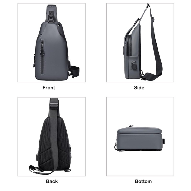 URZOP Waterproof Sling Bag Crossbody Backpack for Men Women Sling