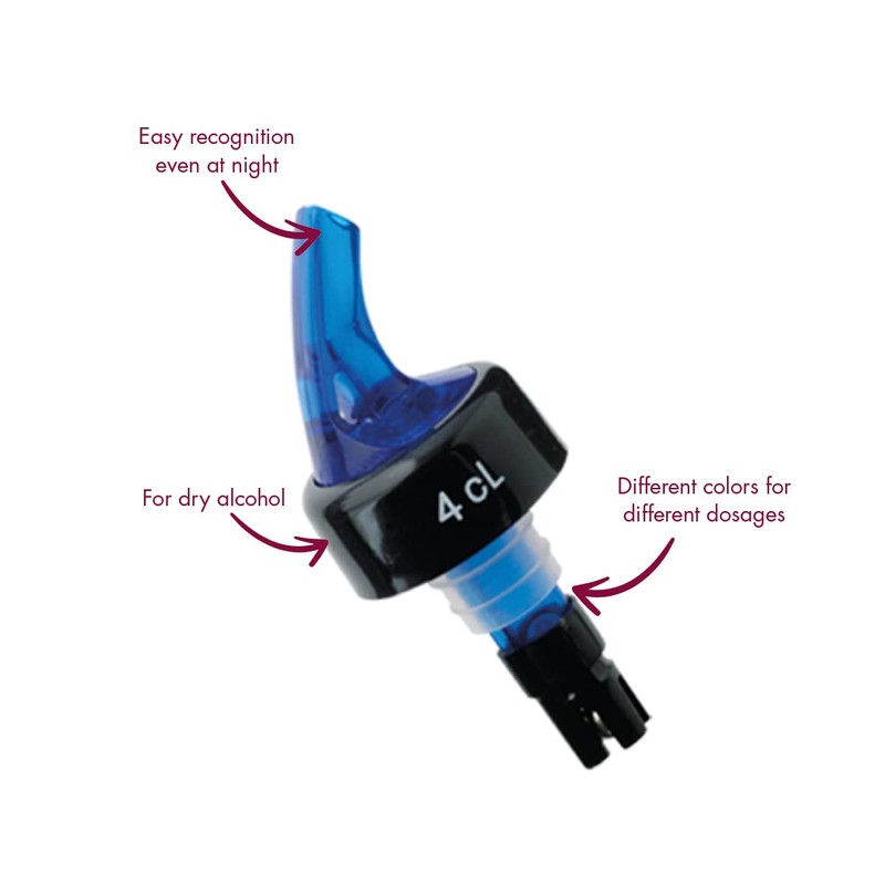 Louis Tellier DP214-B Spout, 4 cl, Blue