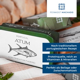 Feinkost Machado - Tuna with Padron Peppers, Set of 3