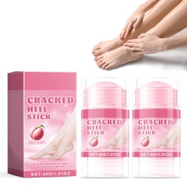 Foot Moisturising Stick, Hydrating and Anti-Cracking Foot Cream, Foot Care Cream, Cracked Skin Repair Foot Cream, for Very Dry Feet, Callus and Rough Skin (2 Pieces)
