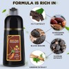 Champú Teñir Cabello Castaño Oscuro Meidu Cubrir Canas Base Hierbas
