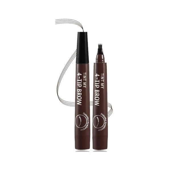 Magic Eyebrow Pencil, 3D Magic Microblading Waterproof Brow Pen with